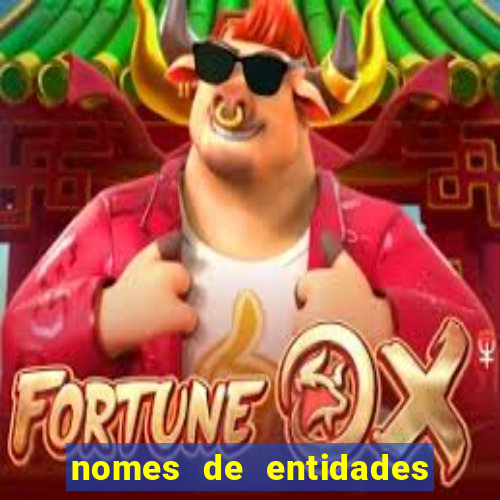 nomes de entidades do mal